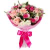 Букет "Блиск" мікс рожевих квітів