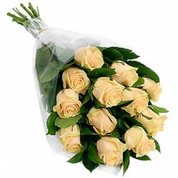Фото товара 11 кремових троянд