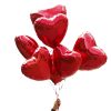 Фото товара 3 фольговані кульки у формі серця
