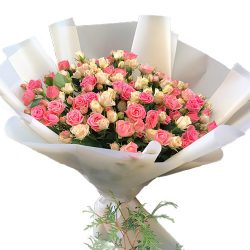 Фото товара 33 кустовые розы