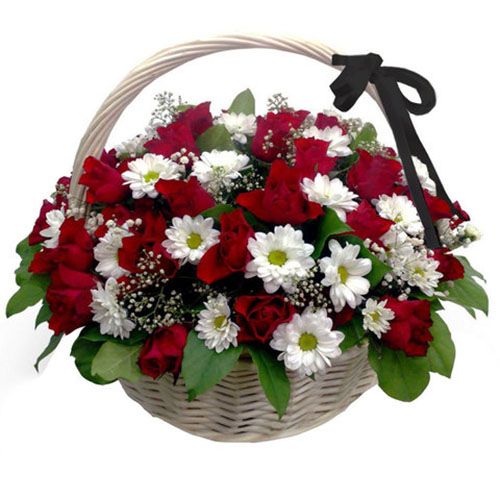 корзина цветов на похороны в Виннице