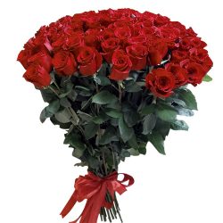 Фото товара 101 троянда "Фрідом" метрова