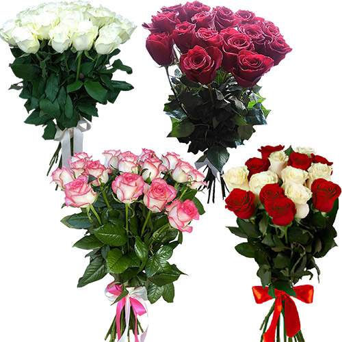 купить 15 троянд (40см) в Виннице Фото товара 15 троянд (40см)